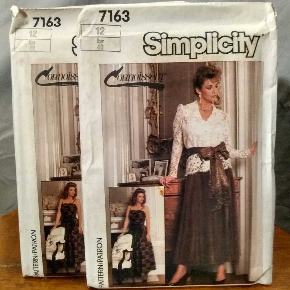 Vintage Simplicity #7163 Sewing Pattern/ Uncut